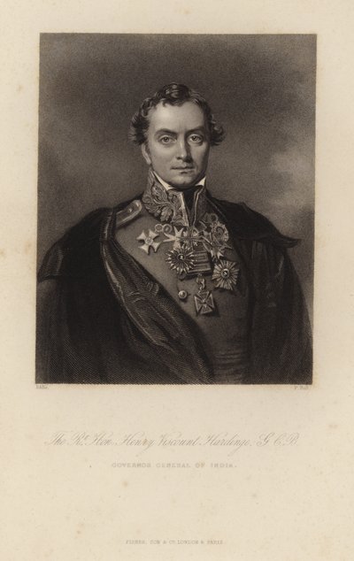 The Right Honourable Henry Viscount Hardinge by English School