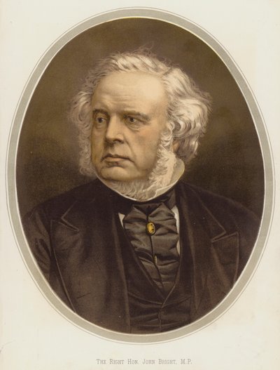 The Right Honourable John Bright, MP by English School
