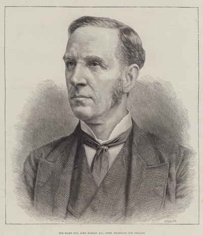 The Right Honourable John Morley, MP, Chief Secretary for Ireland by English School