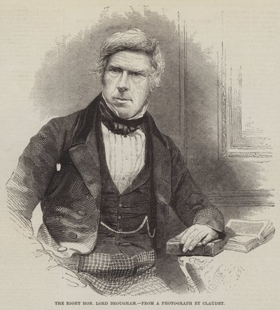 The Right Honourable Lord Brougham by English School