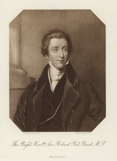 The Right Honourable Sir Robert Peel, Baronet, MP by English School