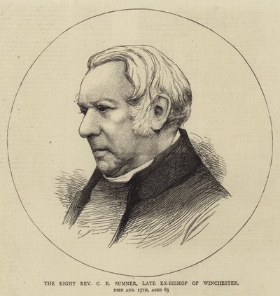 The Right Reverend C R Sumner, Late Ex-Bishop of Winchester by English School