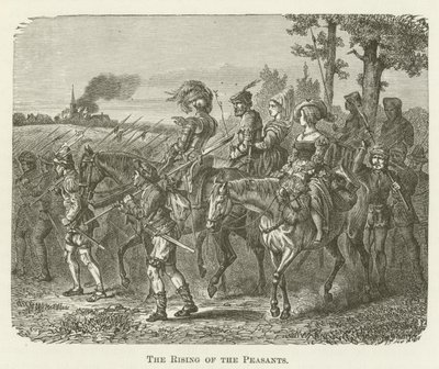 The Rising of the Peasants by English School