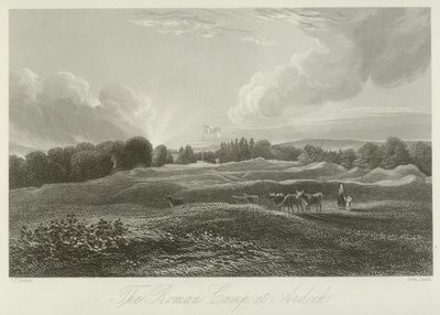 The Roman Camp at Ardoch by English School