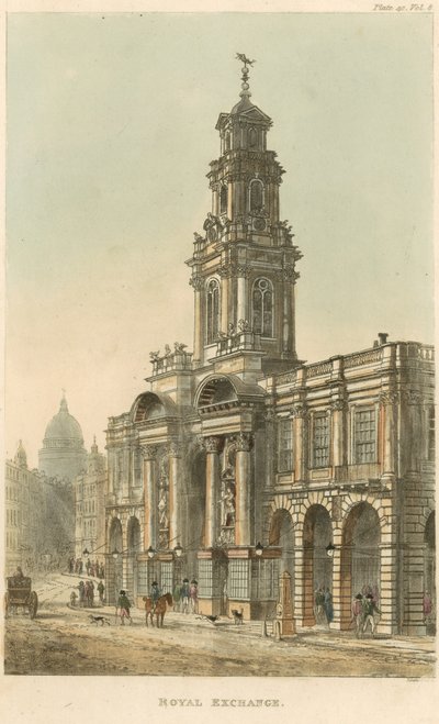 The Royal Exchange, London by English School