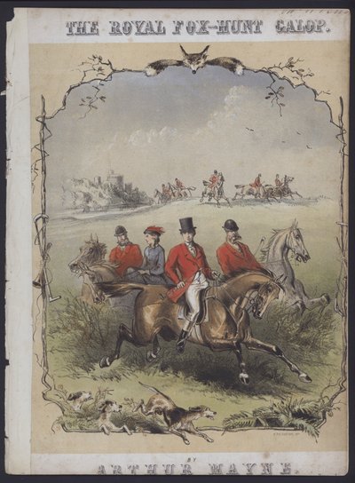 The Royal Fox Hunt Galop, by Arthur Mayne by English School