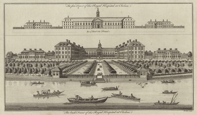 The Royal Hospital, Chelsea by English School