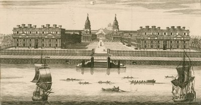 The Royal Hospital at Greenwich, London by English School