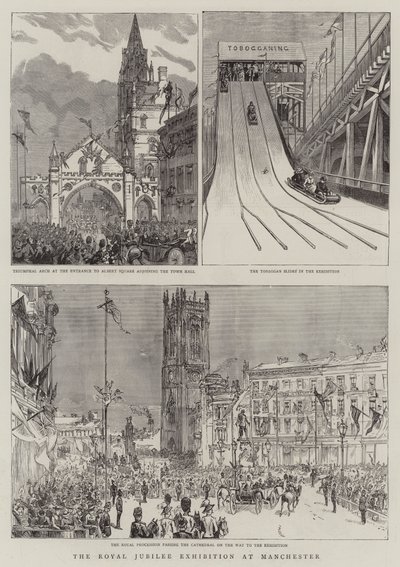 The Royal Jubilee Exhibition at Manchester by English School