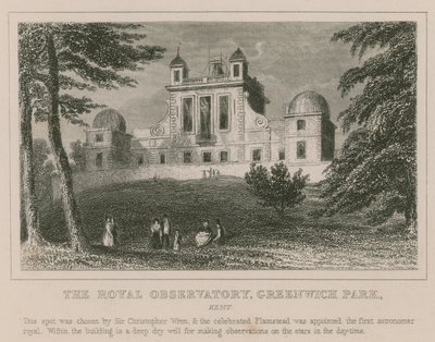 The Royal Observatory, Greenwich Park, Kent by English School