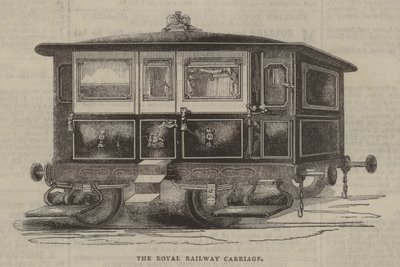 The Royal Railway Carriage by English School