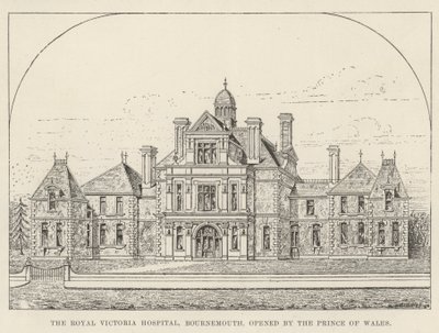 The Royal Victoria Hospital, Bournemouth, Opened by the Prince of Wales by English School