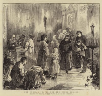 The Russian People and the Greek Church by English School