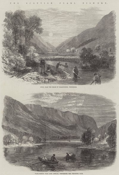 The Scottish Pearl Fishery by English School