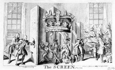 The Screen, 1742 by English School