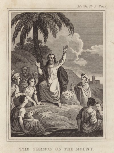 The Sermon on the Mount by English School