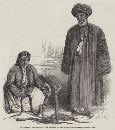 The Serpent-Charmers at the Gardens of the Zoological Society, Regent