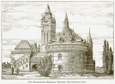The Shakespeare Memorial Theatre, Stratford-on-Avon by English School