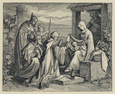 The Shepherds Adoring by English School