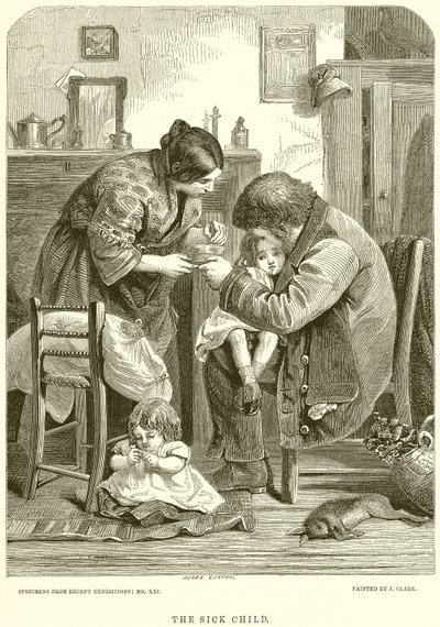 The Sick Child by English School