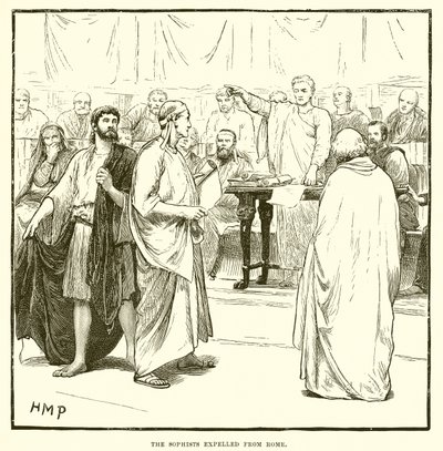 The Sophists expelled from Rome by English School