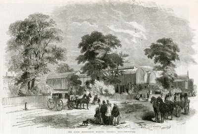 The South Kensington Museum - Brompton Boilers by English School