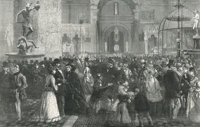 The South Kensington Museum on Whit Monday by English School