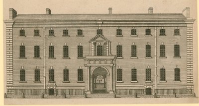 The South Sea House in Threadneedle Street, London by English School
