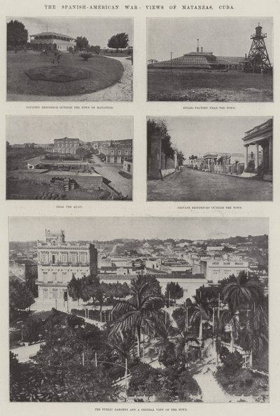 The Spanish-American War, Views of Matanzas, Cuba by English School