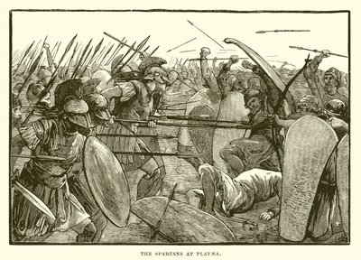 The Spartans at Plataea by English School