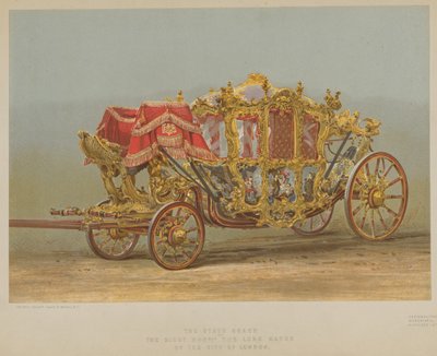 The State Coach of the Right Honourable The Lord Mayor of London by English School