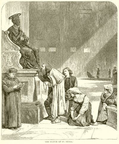 The Statue of St. Peter by English School