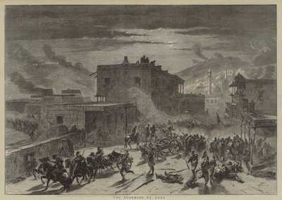 The Storming of Kars by English School