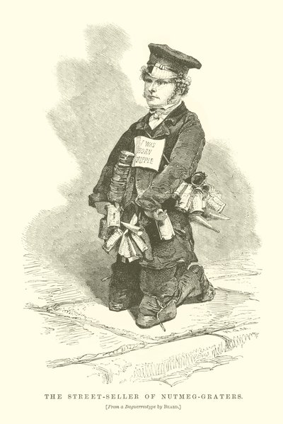 The Street-Seller of Nutmeg-Graters by English School
