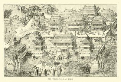 The Summer Palace at Peking by English School
