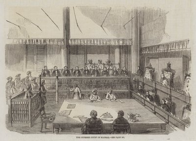 The Supreme Court of Madras by English School