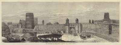 The Surrender of Khiva by English School