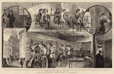 The Telephone Exchange in London by English School