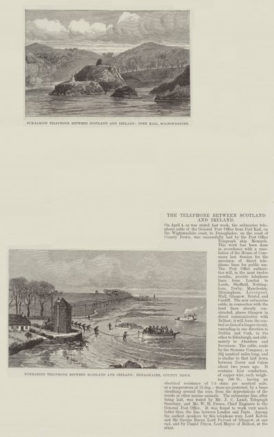 The Telephone Between Scotland and Ireland by English School