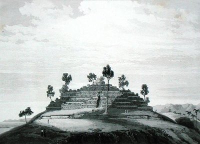 The Temple of Boro Bodo in the district of Boro in Kedu, from 