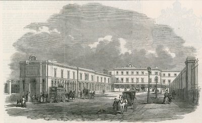 The Terminus of the New South-Eastern Railway at London Bridge by English School