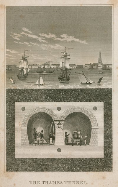 The Thames Tunnel by English School