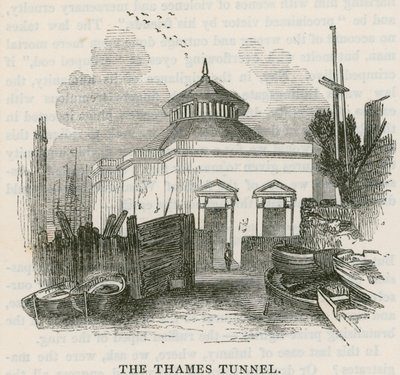 The Thames Tunnel by English School