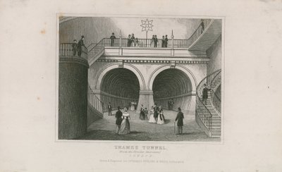 The Thames Tunnel by English School