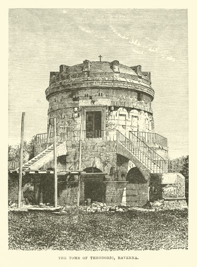 The Tomb of Theodoric, Ravenna by English School