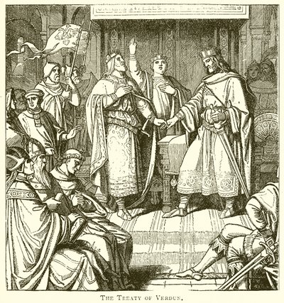The Treaty of Verdun by English School