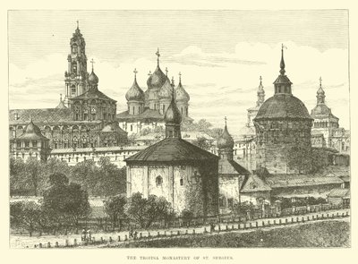 The Troitsa Monastery of St Sergius by English School