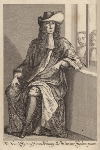 The True Effigies of Fames Whitney, the notorious Highwayman by English School