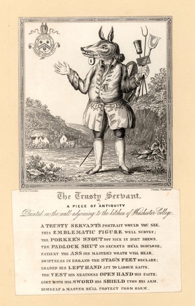 The Trusty Servant by English School
