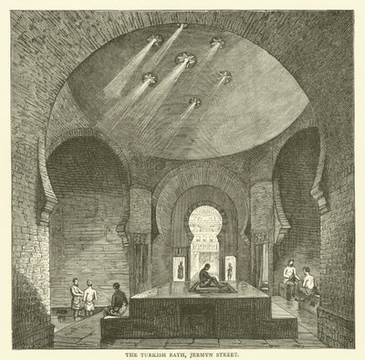 The Turkish Bath, Jermyn Street by English School